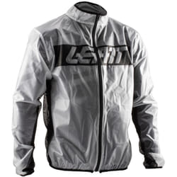 Leatt Race Cover Giacca da pioggia Motocross, bianco, dimensione 2XL per uomo