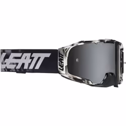 Leatt Velocity 6.5 Iriz African Tiger Occhiali motocross, argento per uomo