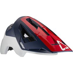 Leatt MTB 4.0 All Mountain Casco da bicicletta, rosso, dimensione L per uomo