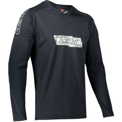 Leatt DBX 2.0 MTB LS Logo Maglia da bicicletta, nero, dimensione S per uomo