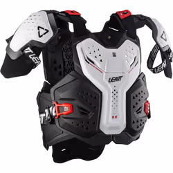 Leatt 6.5 Pro Protettore del torace, bianco, dimensione 2XL per uomo
