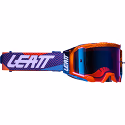 Leatt Velocity 5.5 Iriz Lines Occhiali da motocross, blu per uomo