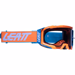 Leatt Velocity 5.5 Frame Occhiali da motocross, blu-arancione per uomo