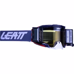 Leatt Velocity 5.5 Roll-Off Occhiali da motocross, grigio per uomo