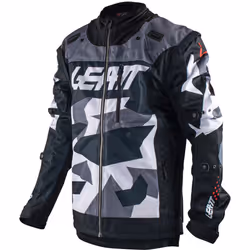 Leatt Moto 4.5 X-Flow Camo Giacca Motocross, multicolore, dimensione M per uomo