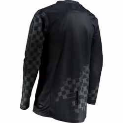 Leatt Moto 4.5 Lite Brushed Maglia Motocross, nero-grigio, dimensione M per uomo