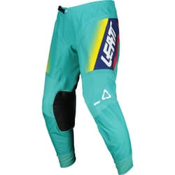 Leatt Moto 4.5 Color Pantaloni Motocross, turchese, dimensione M per uomo