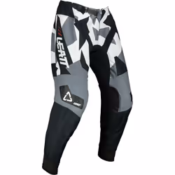 Leatt Moto 4.5 Camo Pantaloni Motocross, nero-bianco, dimensione S per uomo