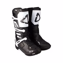 Leatt 3.5 Stivali motocross, nero-bianco, dimensione 43 per uomo
