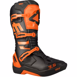 Leatt 3.5 Stivali motocross, nero-arancione, dimensione 44 45 per uomo