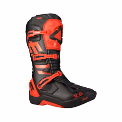 Leatt 3.5 Stivali motocross, nero-rosso, dimensione 42 per uomo