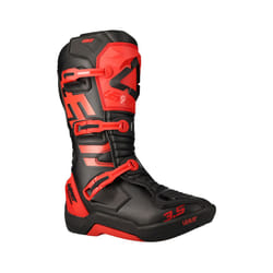 Leatt 3.5 Stivali motocross, nero-rosso, dimensione 42 per uomo