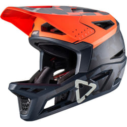 Leatt MTB Gravity 4.0 Orange/Black Casco Downhill, nero-arancione, dimensione XL per uomo