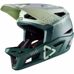 Leatt MTB Gravity 4.0 Green Casco Downhill, verde, dimensione L per uomo
