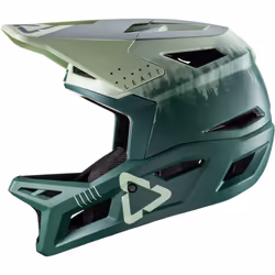 Leatt MTB Gravity 4.0 Green Casco Downhill, verde, dimensione XL per uomo