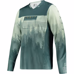 Leatt MTB Gravity 4.0 Maglia da bicicletta, verde, dimensione S per uomo