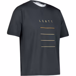 Leatt MTB Trail 1.0 Line Short Maglia da bicicletta, nero, dimensione S per uomo