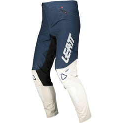 Leatt MTB Gravity 4.0 Pantaloni da bicicletta per bambini, bianco-blu, dimensione M