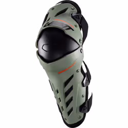 Leatt Dual Axis Protezioni per ginocchia e stinchi, verde, dimensione 2XL per uomo