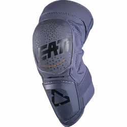 Leatt 3DF Hybrid Protezioni ginocchia Motocross, grigio-blu, dimensione S M per uomo