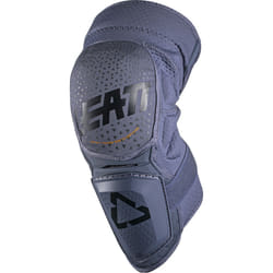 Leatt 3DF Hybrid Protezioni ginocchia Motocross, grigio-blu, dimensione S M per uomo