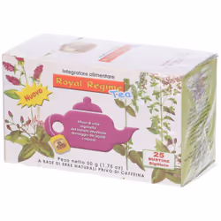 Royal Regime Tea è un integratore ad azione drenante utile per il controllo del peso corporeo e per combattere il gonfiore ad ...