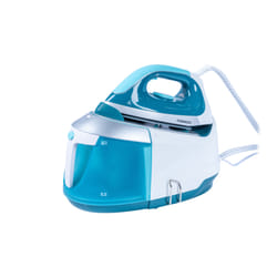 TORNADO TSS-2400D ferro da stiro a caldaia 2400 W 1,8 L Piastra in Ceramica Turchese, Bianco