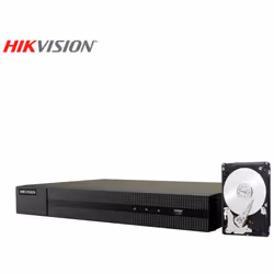 NVR IP POE 8CH canali Hikvision HWN-4108MH-8P + HDD 1TB Videoregistratore NVR digitale IP 8CH canali con switch integrato a 8 ...