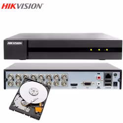 Videoregistratore analogico 16 canali Hikvision sku. HWD-6216MH-G4 Hiwatch series turbo Ultra HD 2K 4Mpx con tecnologia ibrid ...