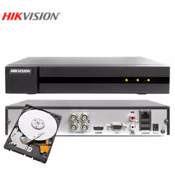 Videoregistratore analogico 4 canali Hikvision sku. HWD-6104MH Hiwatch series turbo Ultra HD 2K 4Mpx con tecnologia ibrida 5I ...