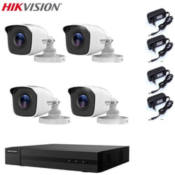 Kit videosorveglianza 4 telecamere 4 mpx Hikvision dvr 4 canali