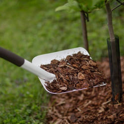 Fiskars 1019602 pala e paletta da giardiniere Pala a bordo piatto Nero, Bianco