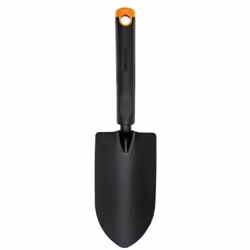 Fiskars Ergo, Cazzuola da giardino, Acciaio, Nero, Taper, Ergonomico, Monocromatico