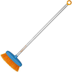 Fiskars - Scopa per bambini, Lunghezza: 80 cm, Setole in plastica/Manico in alluminio, Blu/Arancione, MyFirst 1001418