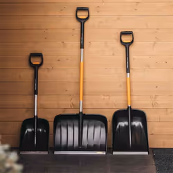 Fiskars 1057187 pala e paletta da giardiniere Pala per neve Metallo Nero, Argento - Vista aggiuntiva 8