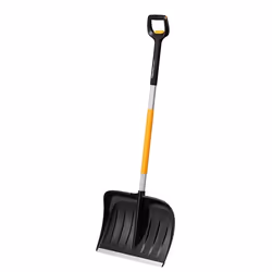 Fiskars 1057189 pala e paletta da giardiniere Pala per neve Metallo Nero, Arancione