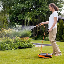 Fiskars Waterhweel S Avvolgitubo da terra Nero, Arancione