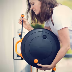 Fiskars 1020448 supporto per tubo Metallo Nero