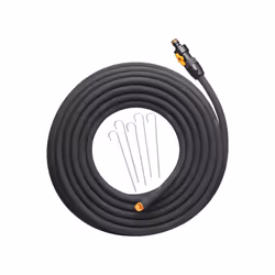 Fiskars 1025935, 15 m, Sul suolo, Nero, Gomma, 39 mm, 39 mm