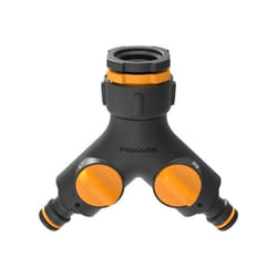 Fiskars 1027061 raccordo e adattatore per tubo Connettore per rubinetto Nero, Arancione 1 pz