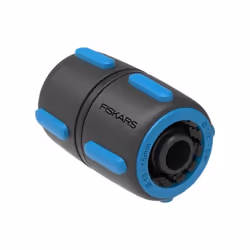 Fiskars 1027064, Connettore per tubo, 1/2", Femmina/Femmina, Nero, Blu