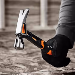 Fiskars 1020214 martello Martello da carpentiere Nero, Metallico, Arancione - Vista aggiuntiva 4