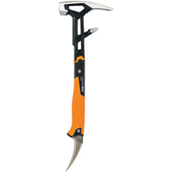 Fiskars - Attrezzo di demolizione IsoCore m per diversi lavori di demolizione, Lunghezza: 46,2 cm, Peso: 1,38 kg, Nero/Arancione, 1027220