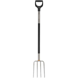 Fiskars - 1070679 - Forcone 132 cm 4 Rebbi Acciaio al Boro Grigio/Nero