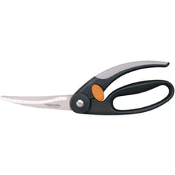 Fiskars - Utensili da cucina - Forbici trinciapollo, lunghezza 25 cm, nero 1003033