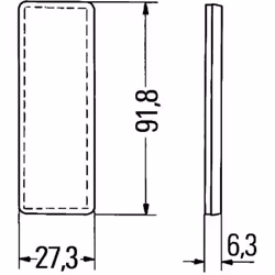 Riflettore HELLA 8RA 342 014-157