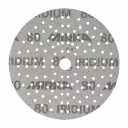 Disco abrasivo adesivo iridium Grip 121L 150mm K.80 f.HO/metallo/vernice/co. (Per 100)