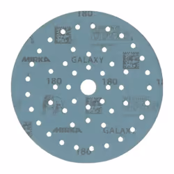 Disco abrasivo adesivo galaxy Grip Multifit 150mm K.180 f.HO/metallo/lacca/co. (Per 50)