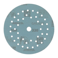 Disco abrasivo adesivo galaxy Grip Multifit 125mm K.320 f.HO/metallo/lacca/co. (Per 50)