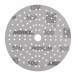 Disco adesivo iridium Grip 121L 150mm K.500 f.HO/metallo/lacca/co. (Per 100)